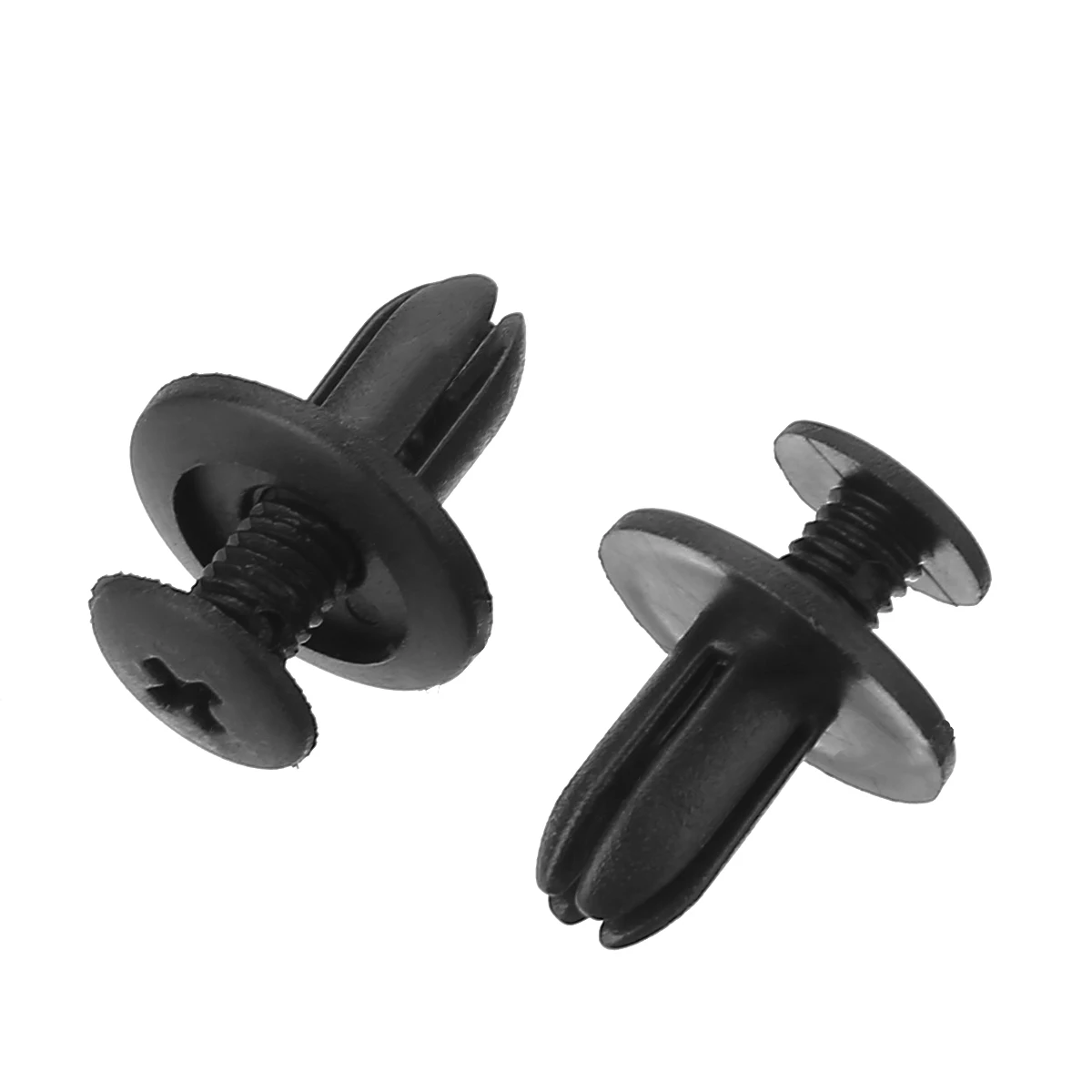 100Pcs/set 6mm Car Plastic Rivets Bumper Fender Retainer Fastener Push Clips Pin for Motorcycle Buses Cars Trains Planes