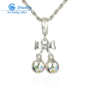 

Hot Sale 925 Sterling Silver Bells Charm Fit Bracelet Necklace Authentic Luxury Jewelry Christmas Gift GW Jewelry S127H20