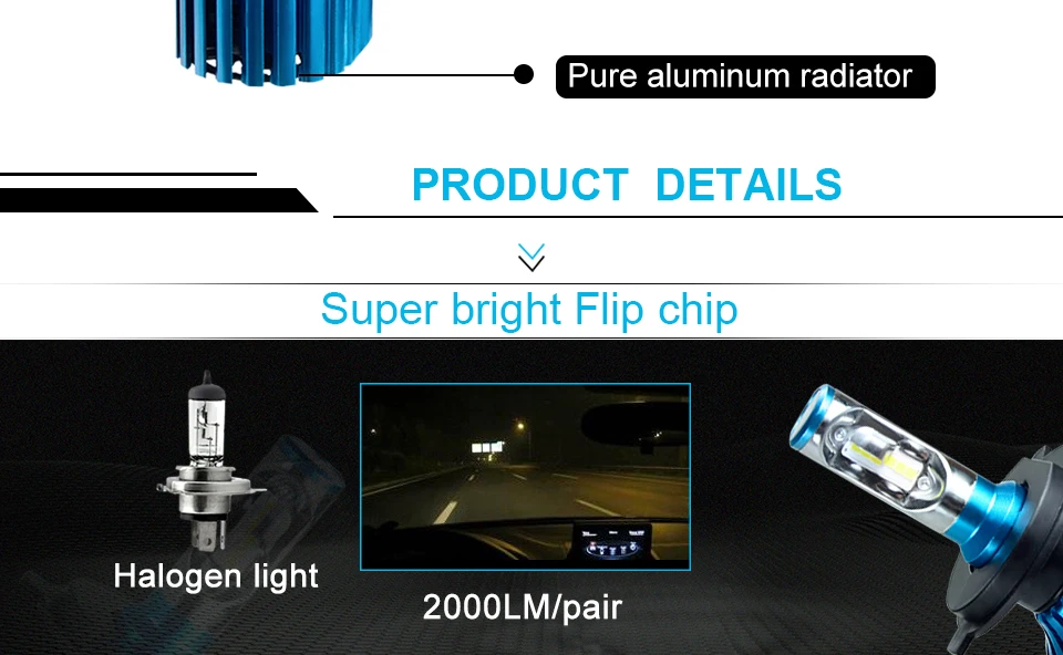 car headlight LED car lamp car  head bulb (2)