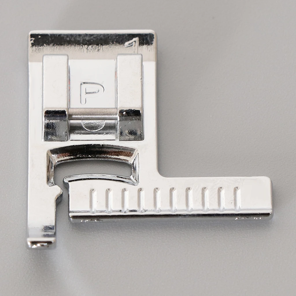 Stitch Guide Sewing Machine Presser Foot with Ruler - Fits Singer Brother Babylock Janome Juki All Low Shank Snap-On