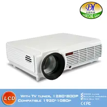 DH-TL300 Led TV Intelligent Video projector 3000 Lumens Highlight build-in speaker Android 4.2 Support 1080P Movie Proyector