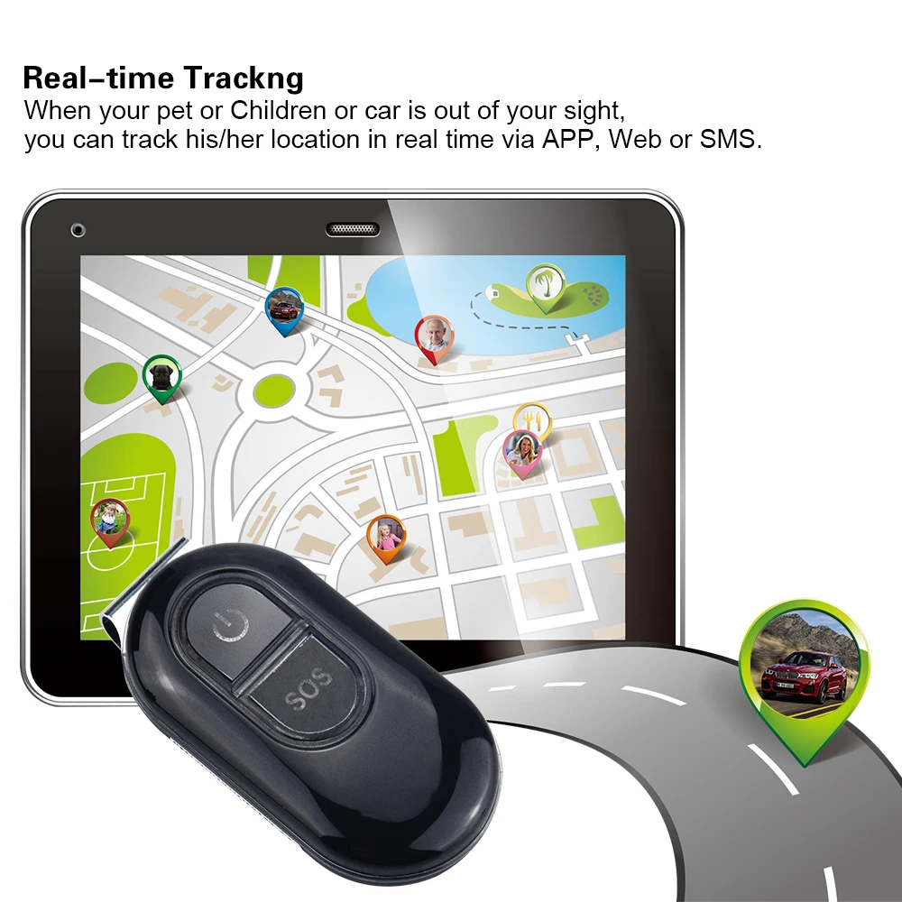 Mini Gps Tracker Locator Real Time Tracking Apparaat LK106-3G 3G Persoonlijke Kids Ouderen Huisdieren Batterij Standby 10 Dagen track a cell phone location for free