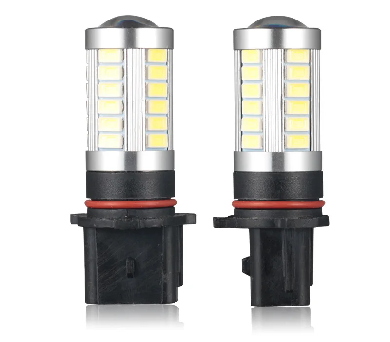 GZKAFOLEE 2 шт. 6000 К белый 3000 К желтый Автомобильный светодиодный P13W PSX26W лампы для авто противотуманных фар для Вождения ходовой светильник источник 12 В 24 В DC