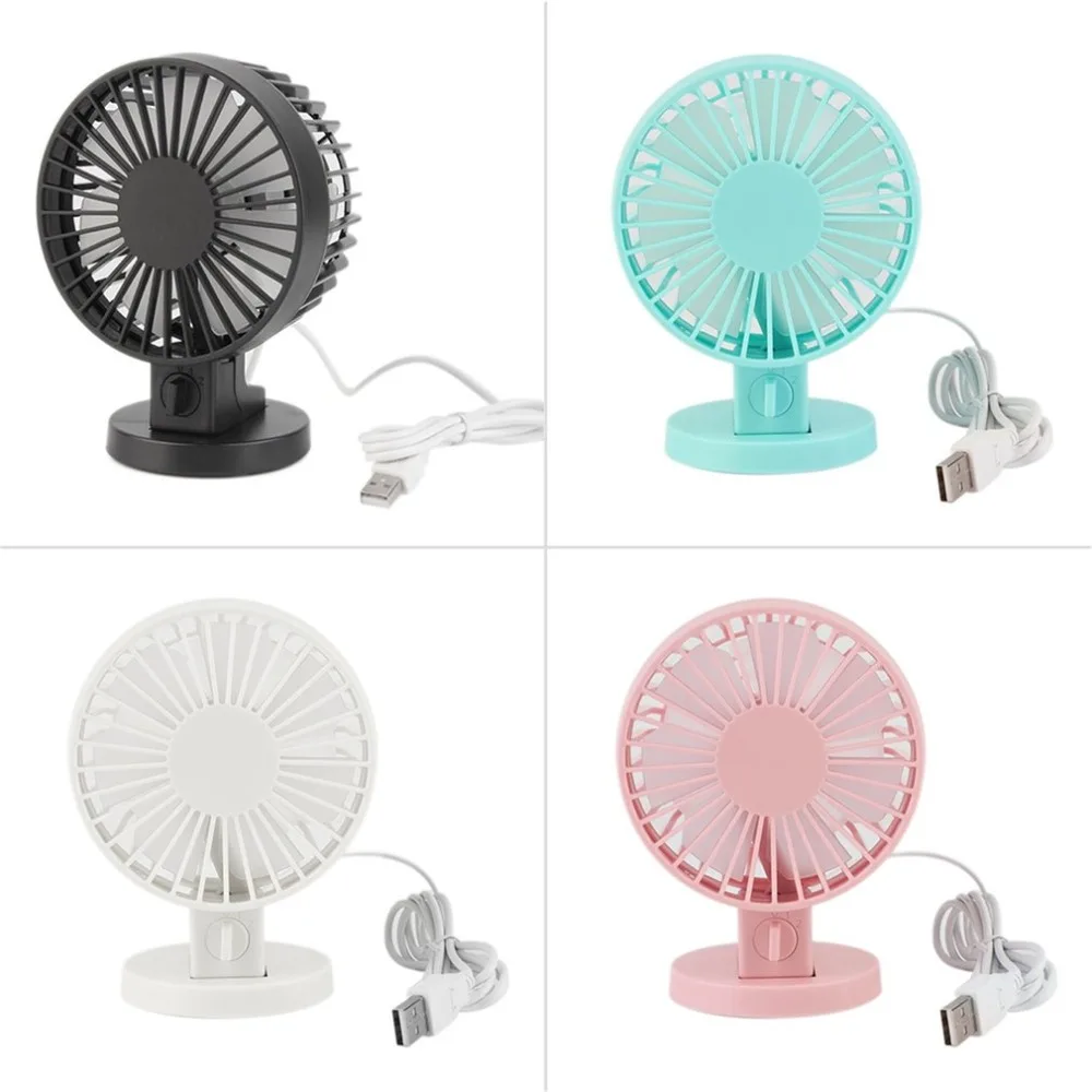 

Hot Mini Portable Dual Blade Desk Super Mute Laptop PC USB Cooler Small Blue Black Home Office Car Fan Air Cooler Dropshipping