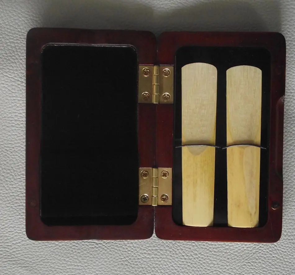 Wooden sax reeds or reeds case reeds box hold 2 pcsin Parts