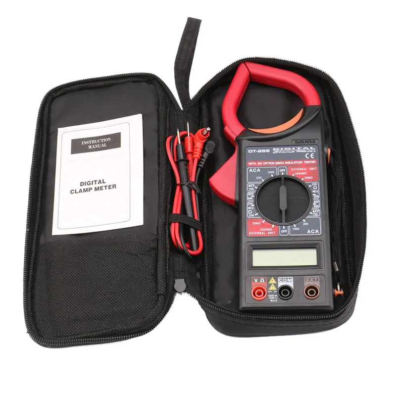 

Portable AC DC Voltage LCD Digital Clamp Clamp Meters Multimeter Electronic Tester High Current Ammeter AA
