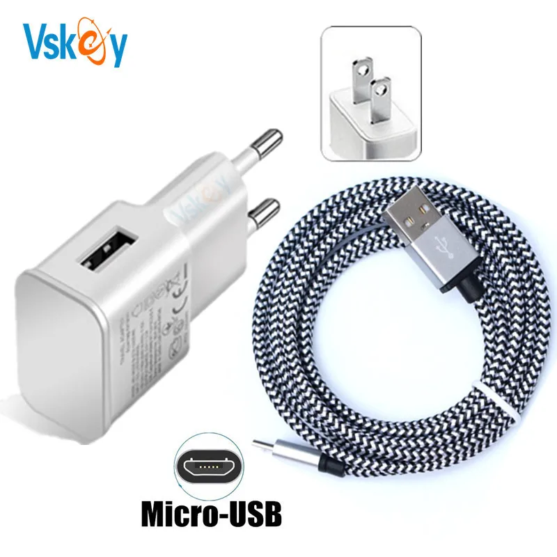 VSKEY 2 в 1 USB зарядное устройство для Huawei Honor 7X 7A 7C 6A 6X 5A 5X 5C 4C 6S P8 Lite Y3 Y5 Y6 Y7 Y9 Mate 8 Micro