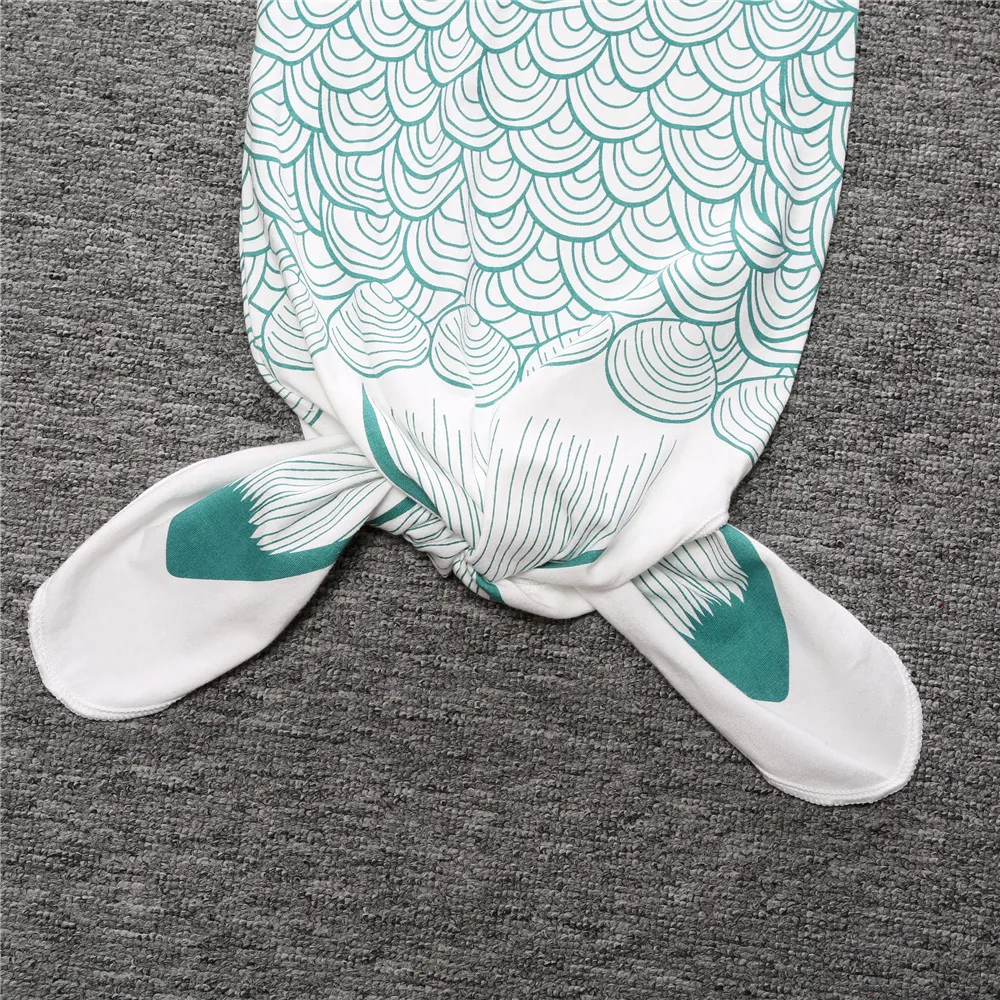 Детский милый Русалочка Акула хлопок спальный конверт для малышей спальный мешок одеяло детская одежда для новорожденных SJR-047