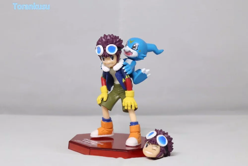 Digimon Action Figures V-mon Motomiya PVC Figures 110mm Digital Monster Model Toys Digimon Adventure Tri Vmon Model Doll
