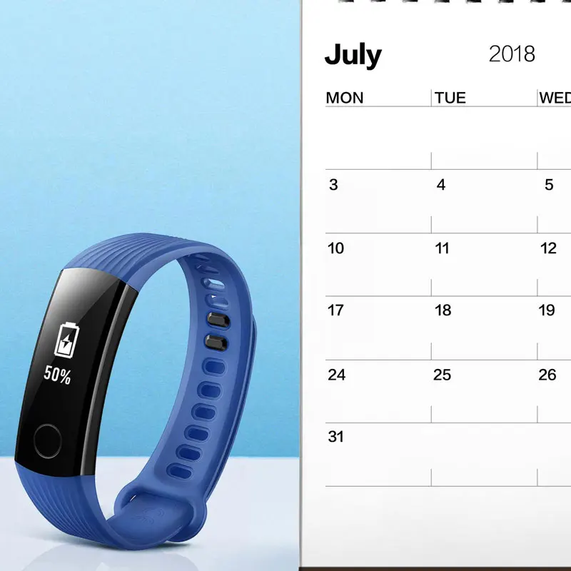 HONOR Band 3 умный Браслет фитнес браслет трекер сна Шагомер активности носимые