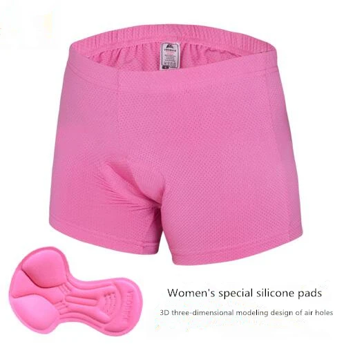DICHSKI 3D гелевая накладка Велоспорт шорты Для мужчин Для женщин MTB велосипед Ciclismo нижнее белье, эластичные пот дышащие скоростной спуск шорты H129 - Цвет: V02 Female Pink