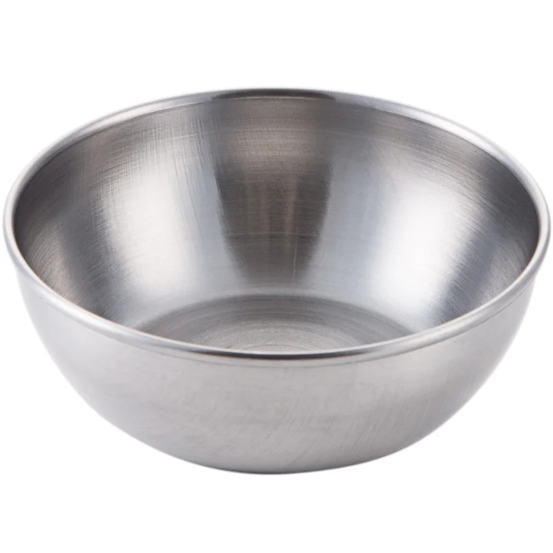 Stainless Steel Bowl 1pc Small Stainless Bowl Soy Sauce Dish Dessert Dish Kitchen Sauce Small Dip Rray Seasoning