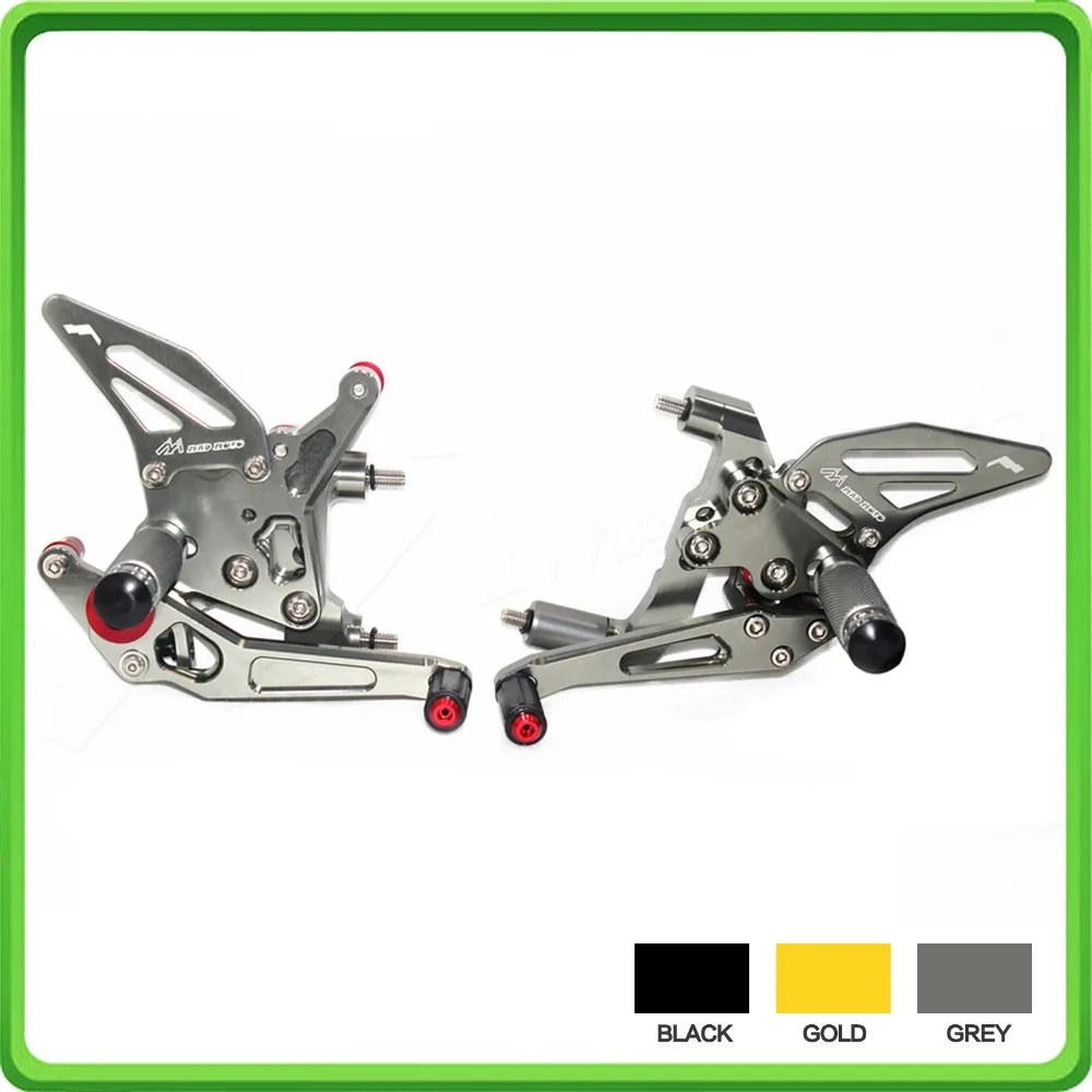 CNC Adjustable Rearsets Rear set sets Foot Rest Pegs Pedal for DUCATI