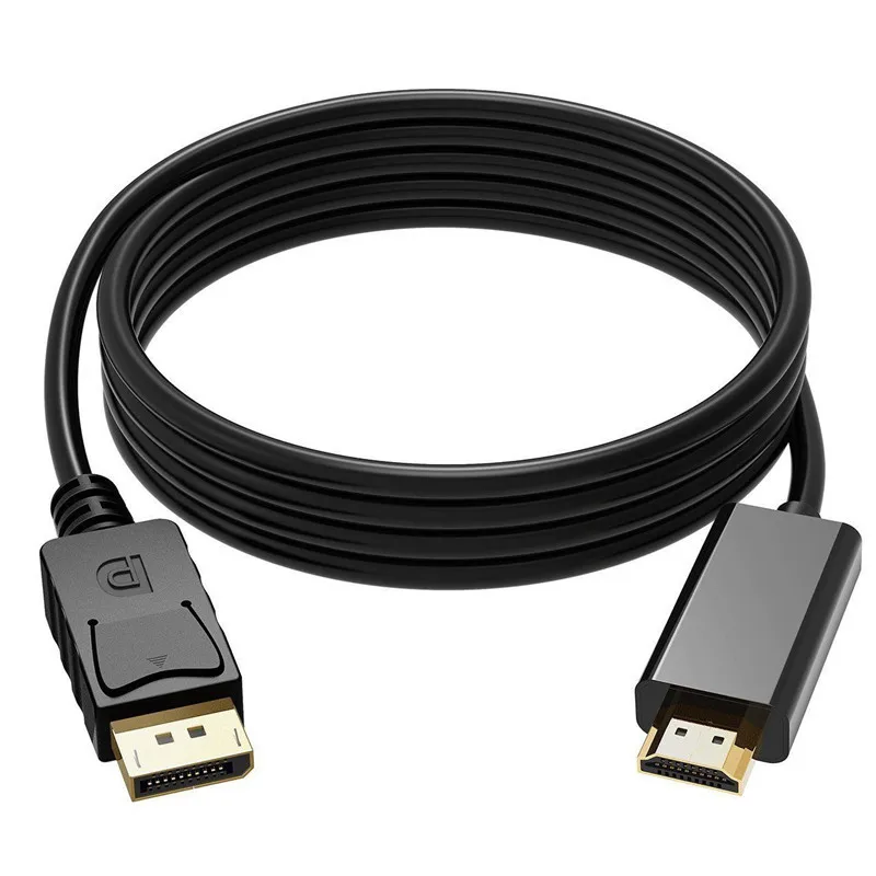موانئ دبي كابل وصلة بينية مُتعددة الوسائط وعالية الوضوح الذكور إلى الذكور DisplayPort إلى HDMI تحويل الفيديو محول الصوت كابل للكمبيوتر محمول العارض... موانئ دبي كابل وصلة بينية مُتعددة الوسائط وعالية الوضوح الذكور إلى الذكور DisplayPort إلى HDMI تحويل الفيديو محول الصوت كابل للكمبيوتر محمول العارض...