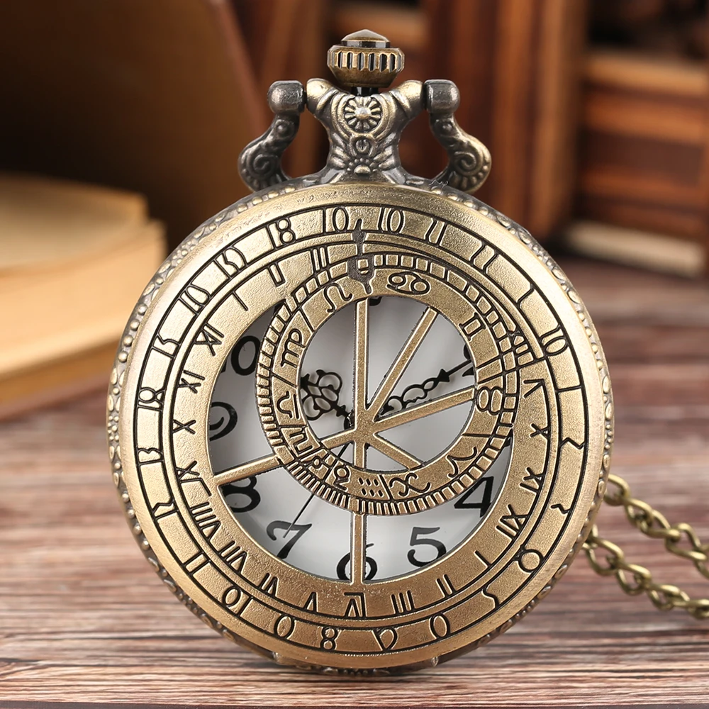 Zodiac Astronomy Doctor Who Theme Hollow Bronze Quartz