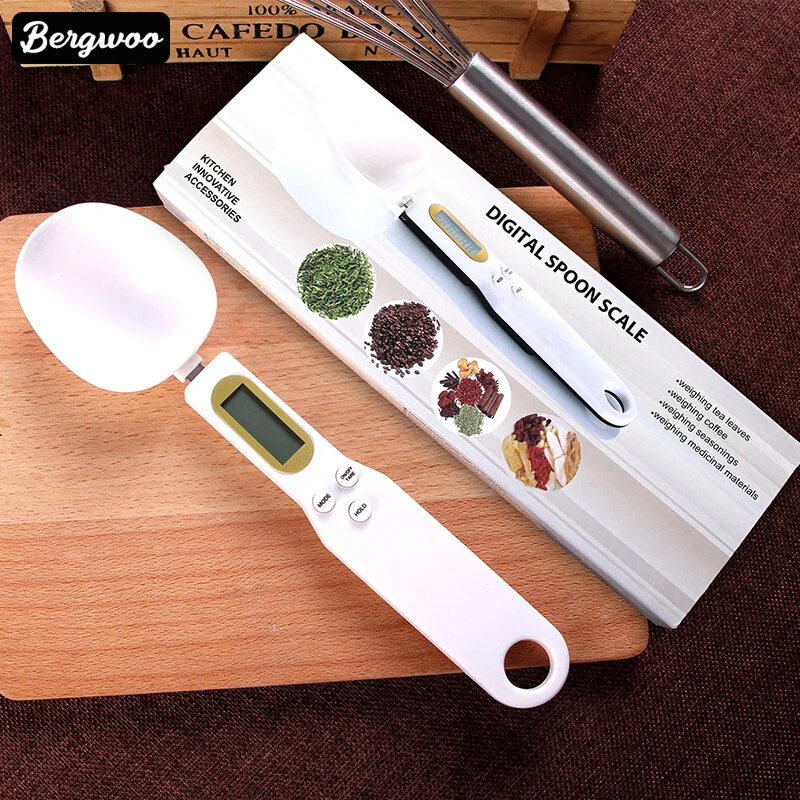 

Kitchen Scale 17oz Portable LCD Display Kithen Digital Spoon Scale Electronic Nutrition Scale Food Scale Measuring Tool
