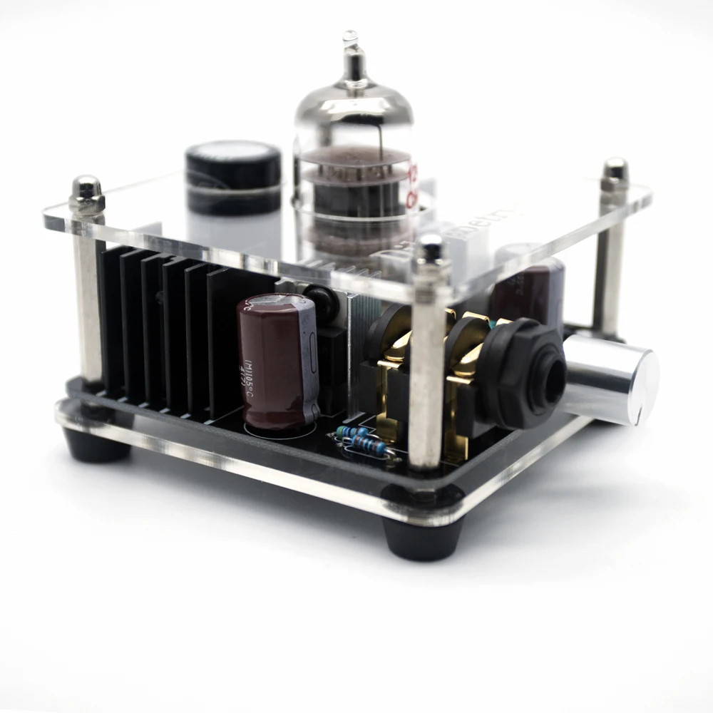 

Dilvpoetry D2 Mini Headphone Valve Amplifier Tube Preamp Hifi Vacuum Tube Headphone Amplifier Home Tube Preamplifier Preamp Amp