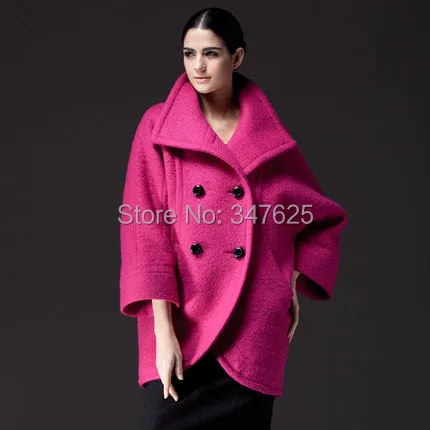 women s winter woollen coat women wool cashmere female coats jackets new 2014 turn down collar