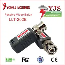 Free Shipping Twisted CAT5 TO BNC Passive Video and Power Balun Transceiver for CCTV Camera UTP Video Balun