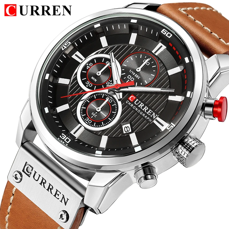 CURREN Watches Men Quartz Top Brand Analog Military Male Watch Men Fashion Casual Sports Army Watch Waterproof Relogio Masculino CURREN Watches Men Quartz Top Brand Analog Military Male Watch Men Fashion Casual Sports Army Watch Waterproof Relogio Masculino