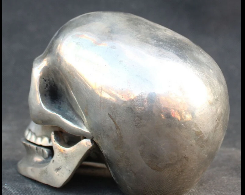 Decoration Brass Factory Outlets Tibet Silver 14cm Chinese Silver