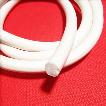 

Silicon Rubber Foam Sponge Seal Strip Round Dia. 30mm x 1m Creamy White