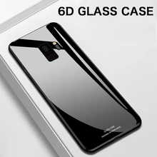 Luxury Mirror Tempered Glass Phone Case For Samsung Galaxy S10 e S9 S8 5G Plus Note 10 9 8 Pro Silicone Protection Cover Funda