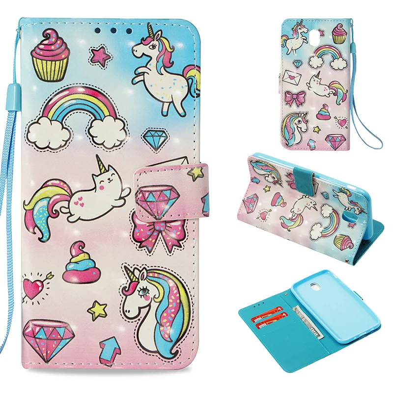

SHUNGE Mobile Phone Cases for Samsung J730 With Card Pocke Stamen Wallet Leather Flip Anti-knock Cell Phone Protect Bags