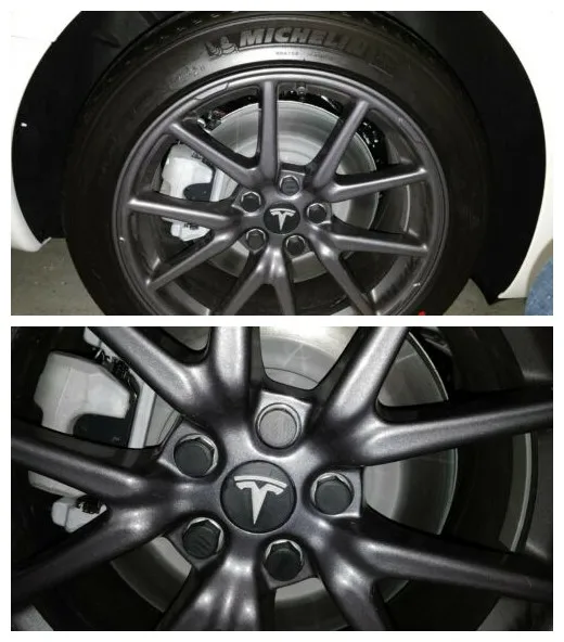 Автомобильные гайки Tesla Model 3 колпачки для колесных гаек наконечники глянцевые