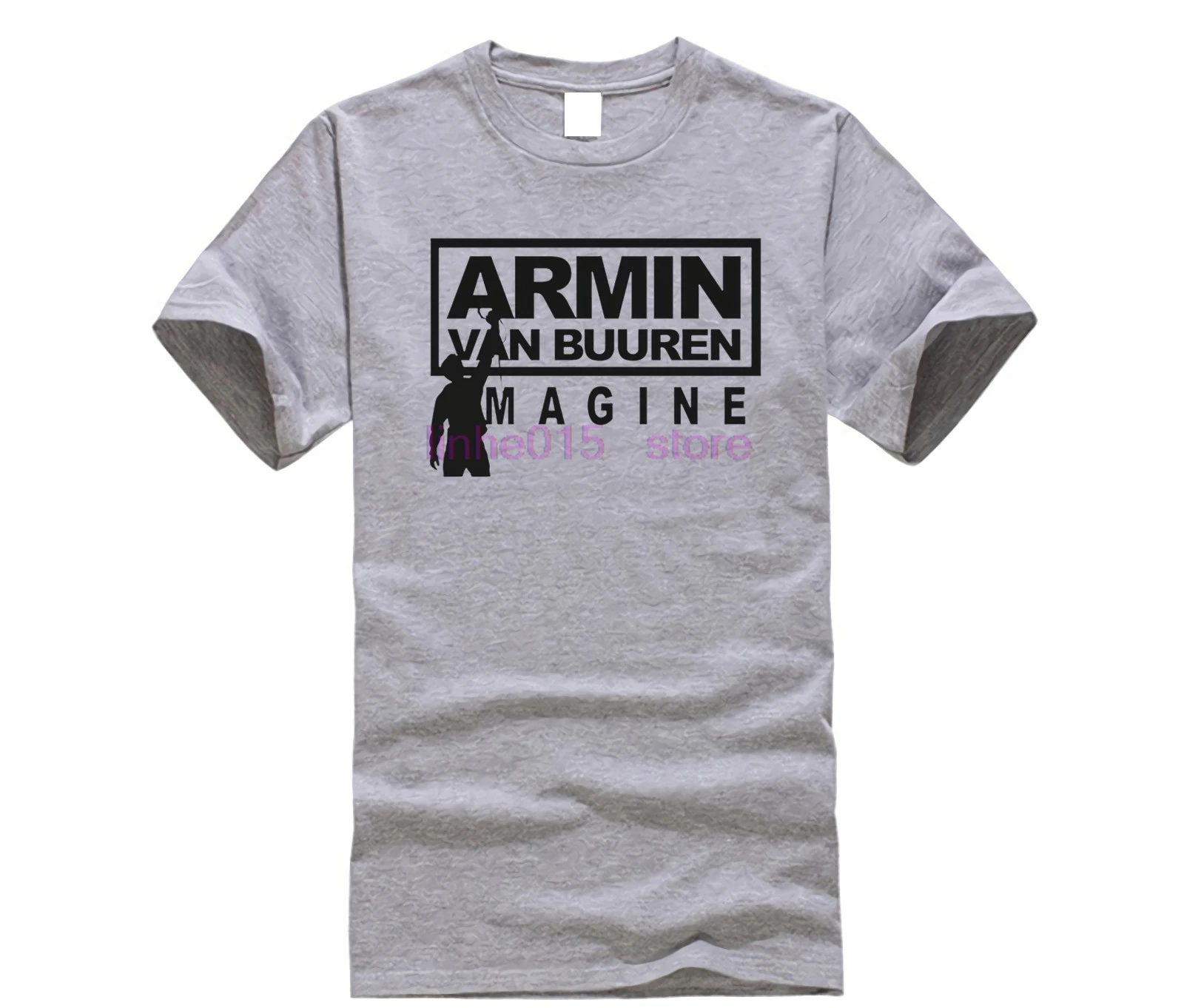 

2019 Print Armin Van Buuren Logo T-shirt Short sleeve O-Neck Netherlands Trance music Popular Music DJ Tshirt HCP517