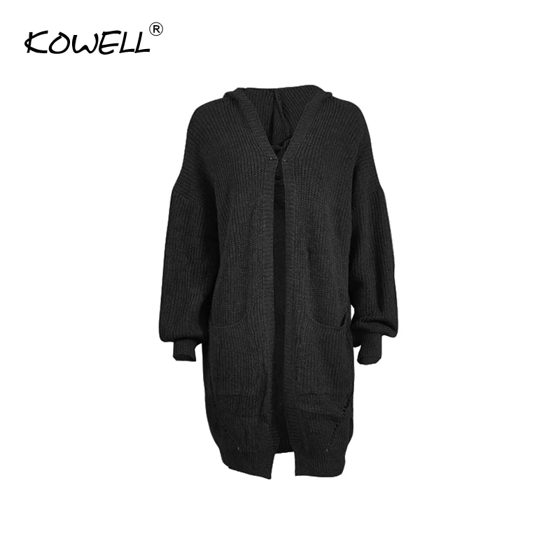 Women Hooded Sweater Solid Standard Open Stitch Cardigans 2018 Autumn Winter Knit Long Sleeve Cardigan Casual Sweaters Outerwear Women Hooded Sweater Solid Standard Open Stitch Cardigans 2018 Autumn Winter Knit Long Sleeve Cardigan Casual Sweaters Outerwear