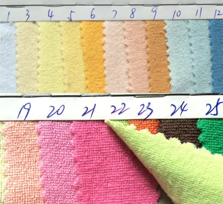 Горячая домашняя текстильная ткань CVC ткань для полотенец/экологически чистый абсорбирующий укороченный ворс полотенце Фланелевое/доступно