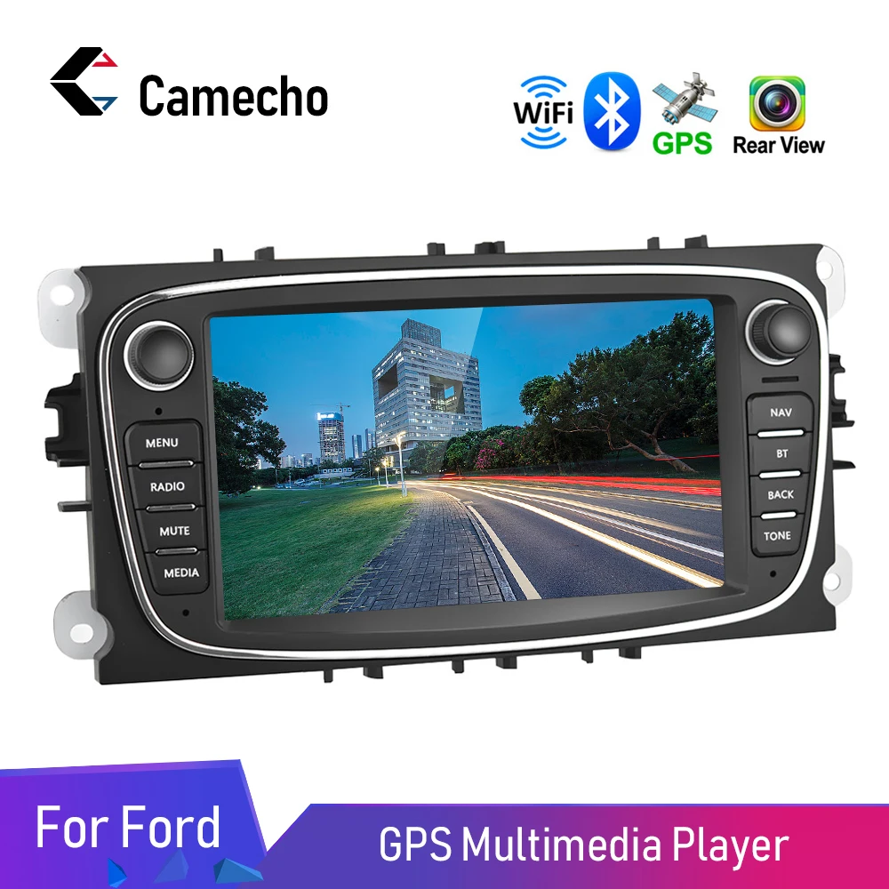 

Camecho 7'' GPS Android 8.1 Car Multimedia Player Car Radio Wifi 2DIN Car Mp5 Player For Ford/Focus/S-Max/Mondeo 9/Galaxy/C-Max