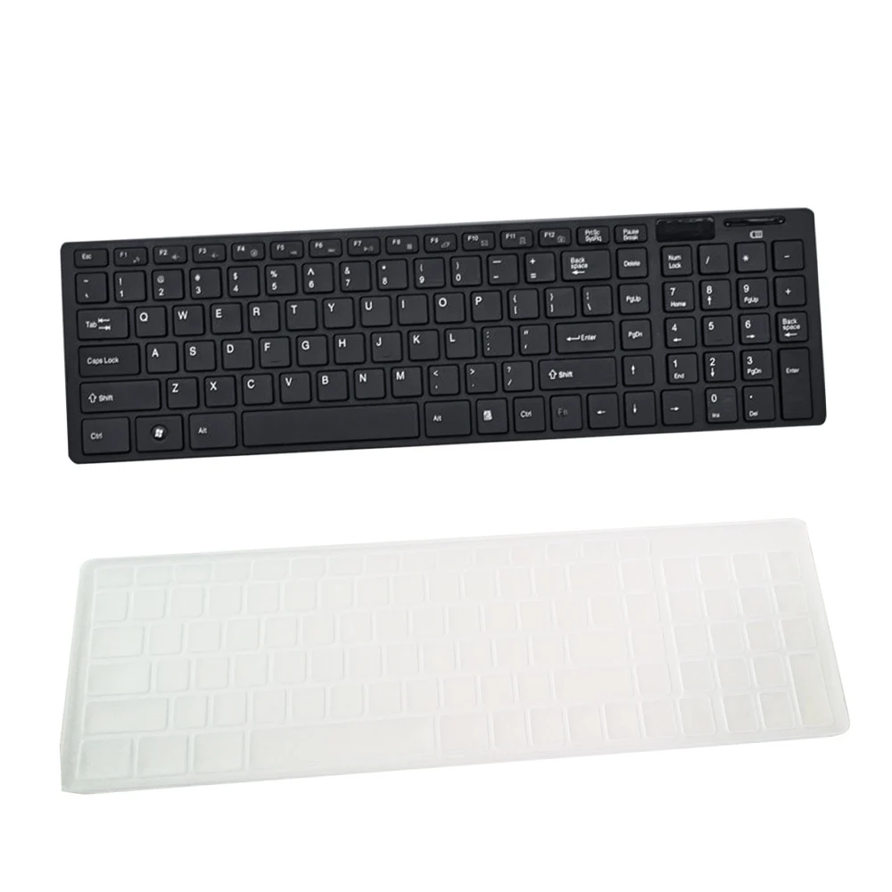 Vococal тонкая беспроводная 2 4G клавиатура + мышь USB приемник пленка для Mac PC ноутбук