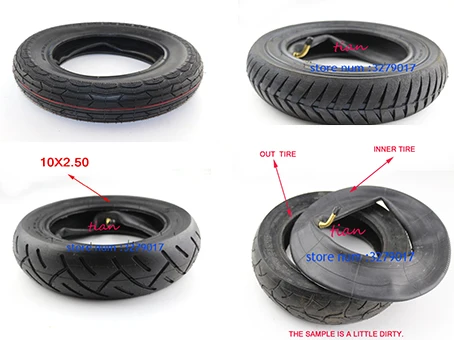 Различные модели 10x2,50 1" шины для 10-дюймового электрического скутера ХОВЕРБОРДА