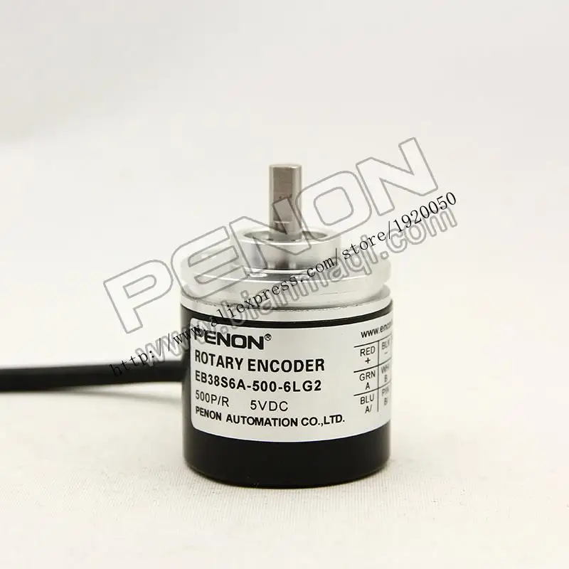 

EB38S6A-1000-6LG2 photoelectric incremental encoder 1000 pulses outer diameter of 38mm solid shaft