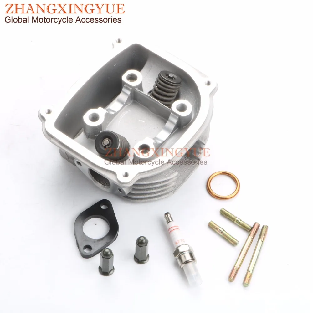 

57.4mm -63mm NON EGR Cylinder head & A7TC spark plugs & bolts for Sunl SL150-18B SL150-6 GY6 150cc 157QMJ 4T