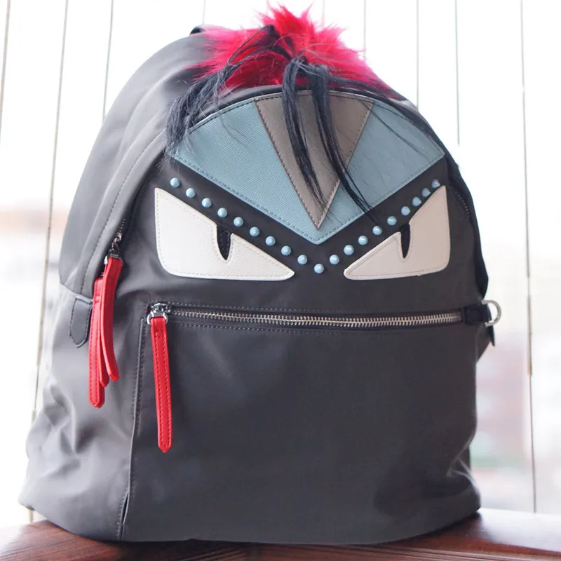 

2017 Kpop Mochilas Special Offer Hot Sale Unisex Polyester Trend Small Devil Eyes Leisure Backpack, Bag Male And Female Couples