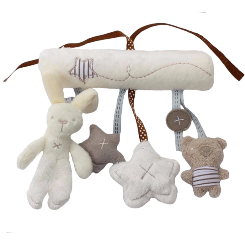 2019 New Hanging Bed Rabbit baby Hand Bell Safety Seat Plush Toy Multifunctional Plush Toy Stroller Mobile Gifts 2019 New Hanging Bed Rabbit baby Hand Bell Safety Seat Plush Toy Multifunctional Plush Toy Stroller Mobile Gifts