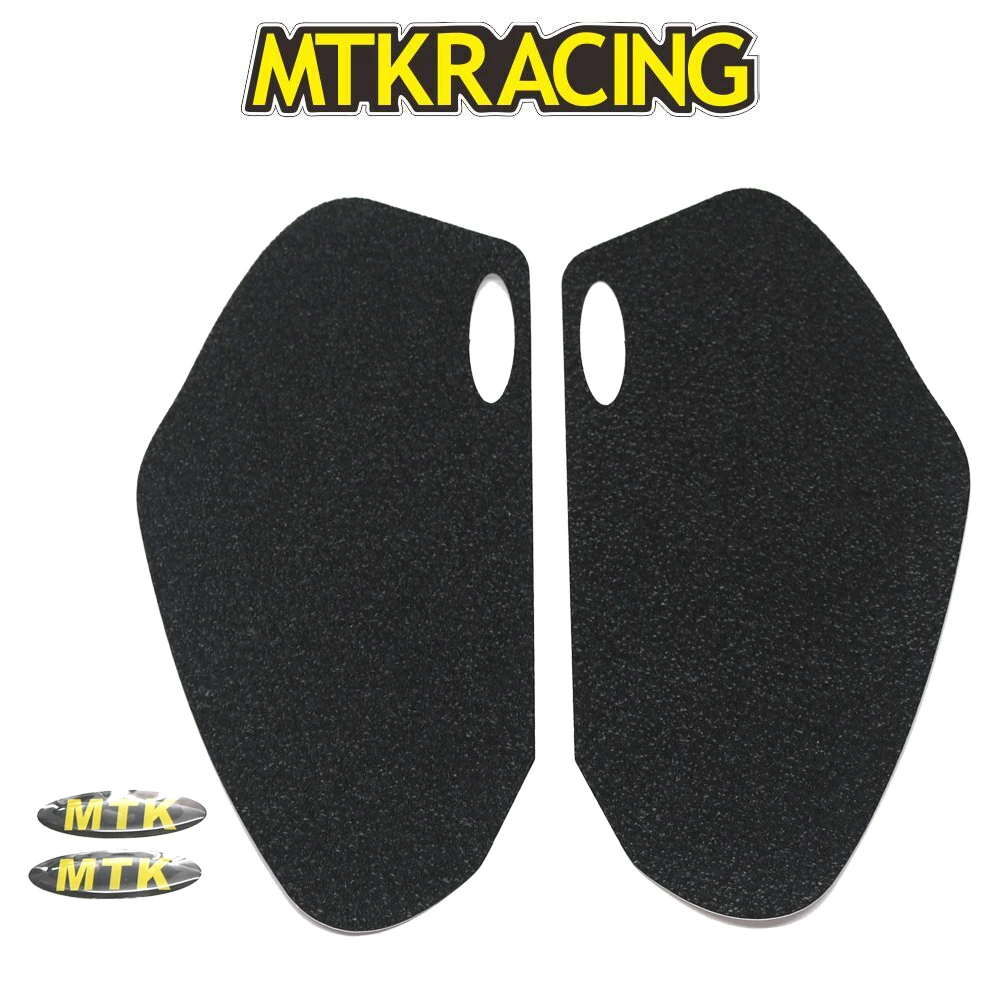

MTKRACING Motorcycle TANK PAD PROTECTOR Sticker Decal Gas KNEE GRIP Tank Traction Pad Side For KAWASAKI NINJA 400 ninja400 2018