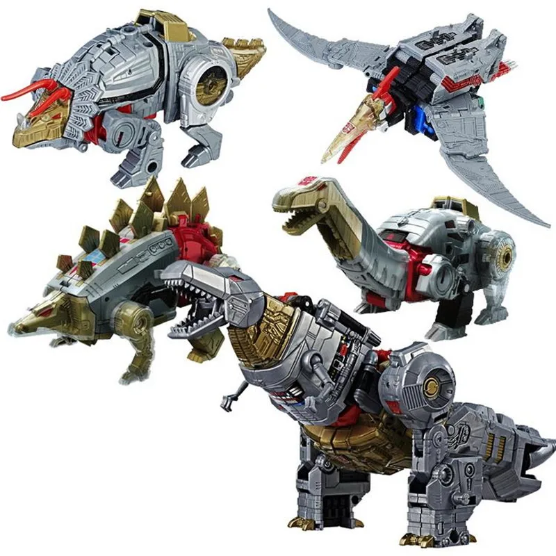 

NEW Arrive G1 KO Transformation Toys 5 IN 1 Action Figure Robot Toys Boy Classic Dinosaur Robot Deformation Model kids boy Toys