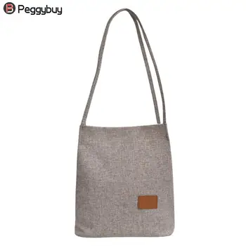 

Women Woolen Canvas Bags Scottish Pattern Vintage Plaid Female Extra Large Capacity Big Tote Handbag Ladies Casual Shoulder Bag