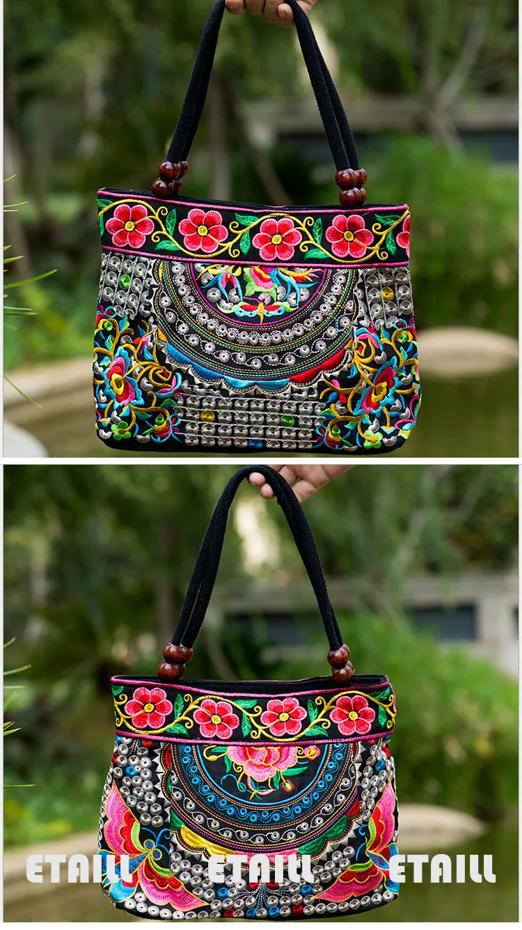 messenger bag Embroidered handbag