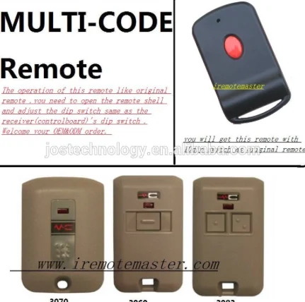 

Multi code remote 300MHZ Muti openers,multi transmitter