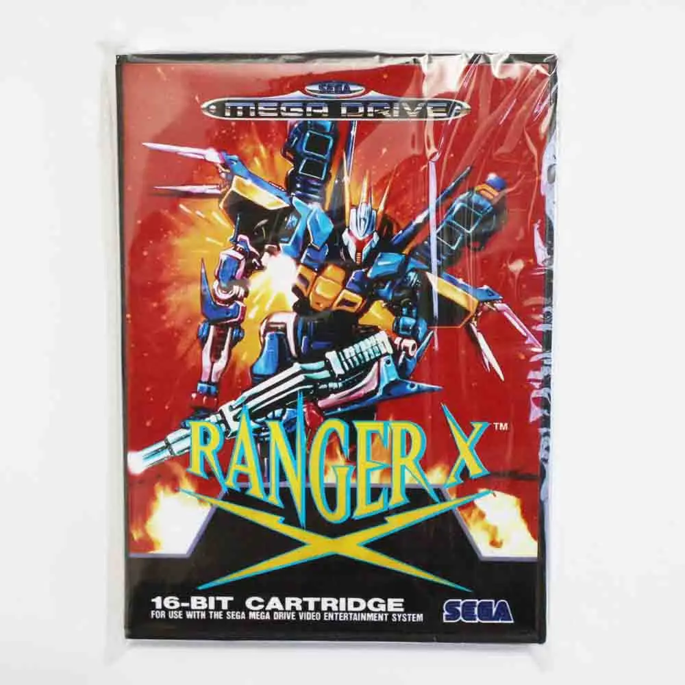 Ranger X Game Cartridge 16 bit MD Game Card With Retail Box For Sega Mega Drive For Genesisin