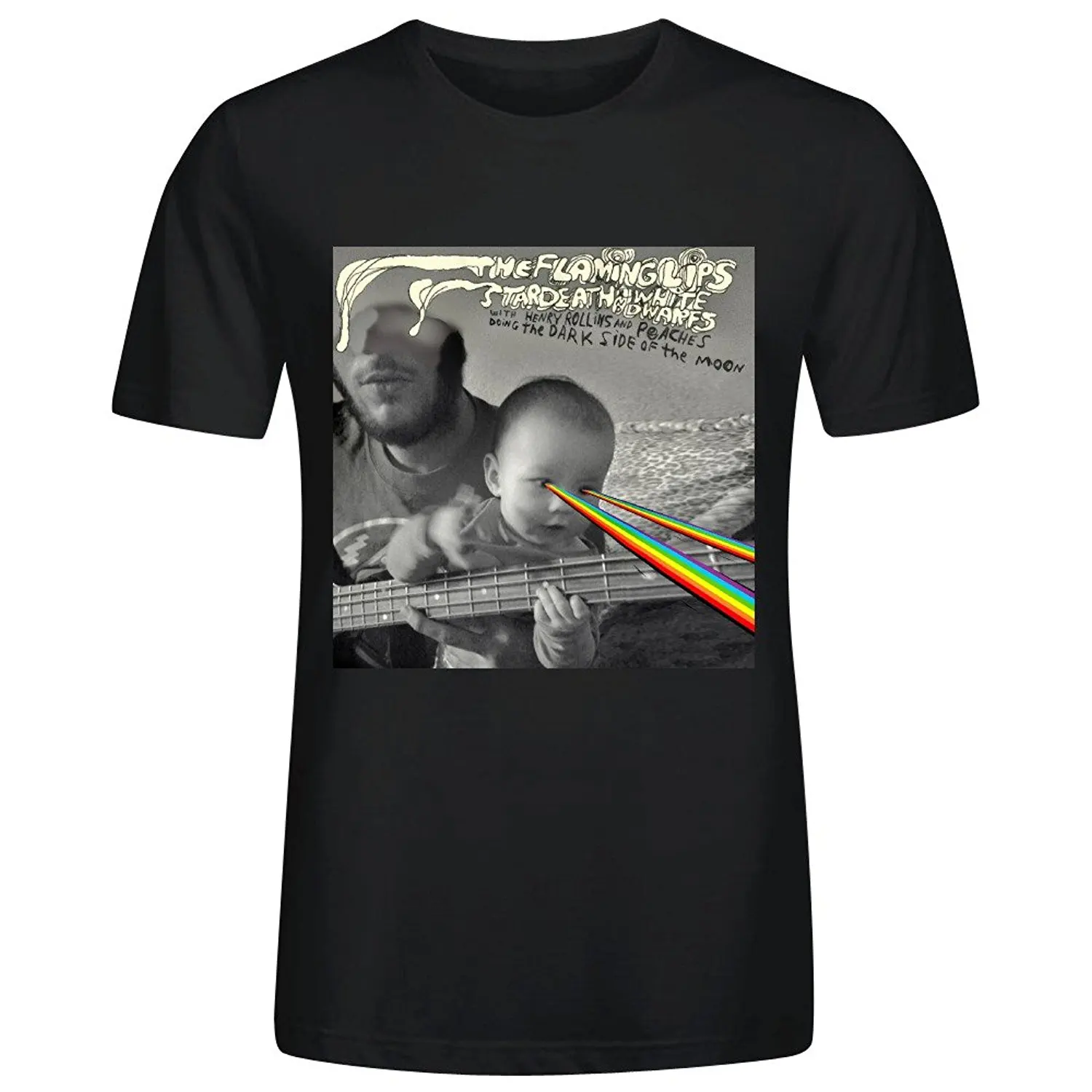

The Flaming Lips The Dark Side Of The Moon Men's O-Neck Cotton T ShirtsT shirt o-neck knitted