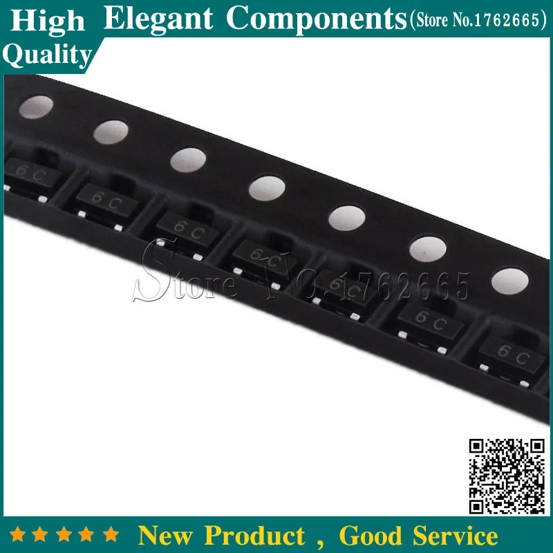 

Original 100PCS BC817-40 6C SOT-23 BC 817 BC817 - 40 SOT23 NPN Transistor Triode Free Shipping