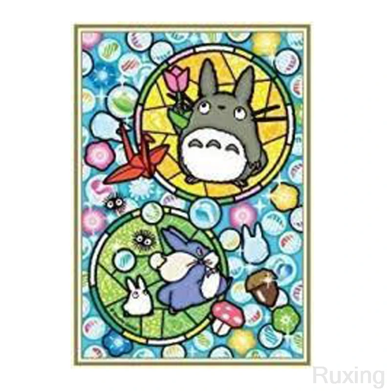 

DIY Diamond Painting Cross Stitch Animated "My Neighbor Totoro" cartoon Needlework Home Decor Mosaic 5D Diamond Embroidery