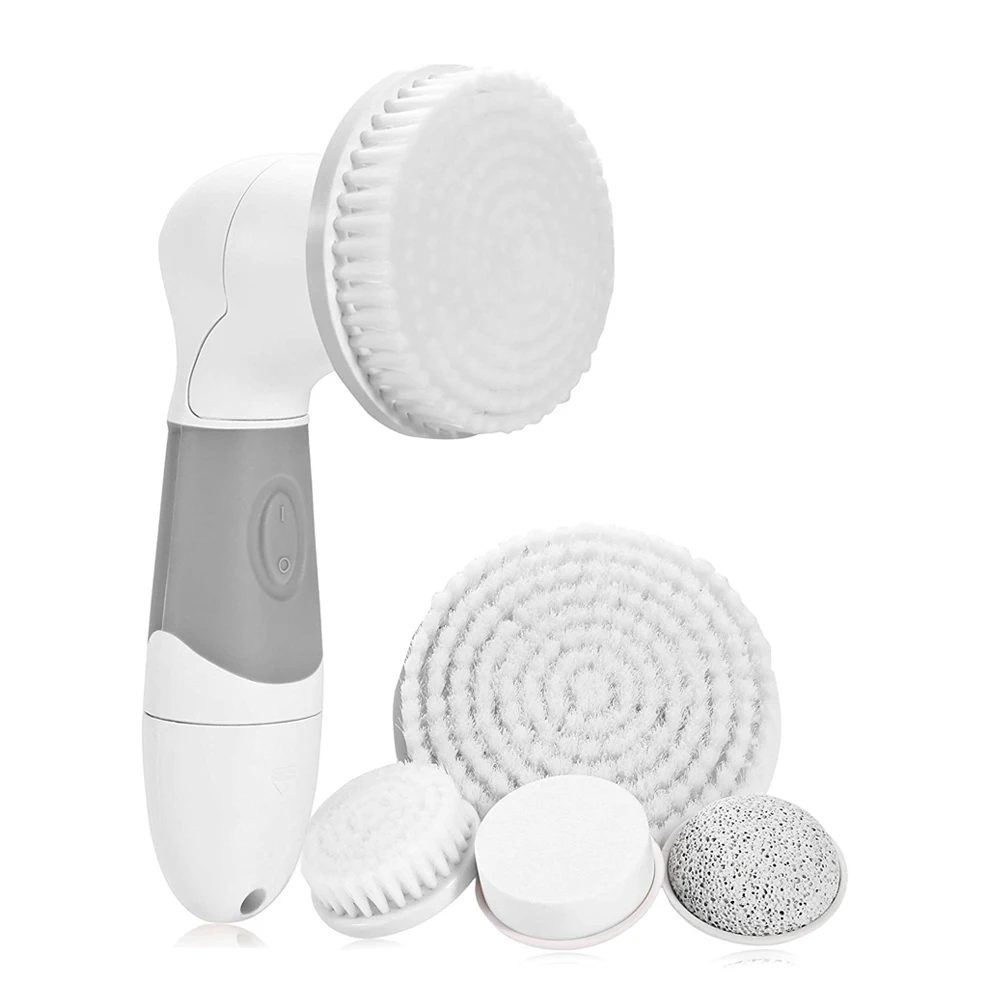 

4-in-1 Multi-function Facial Cleaning Bath Brush Body Pore Cleaner Wireless Portable Exfoliation Waterproof Skin Makeup Remover
