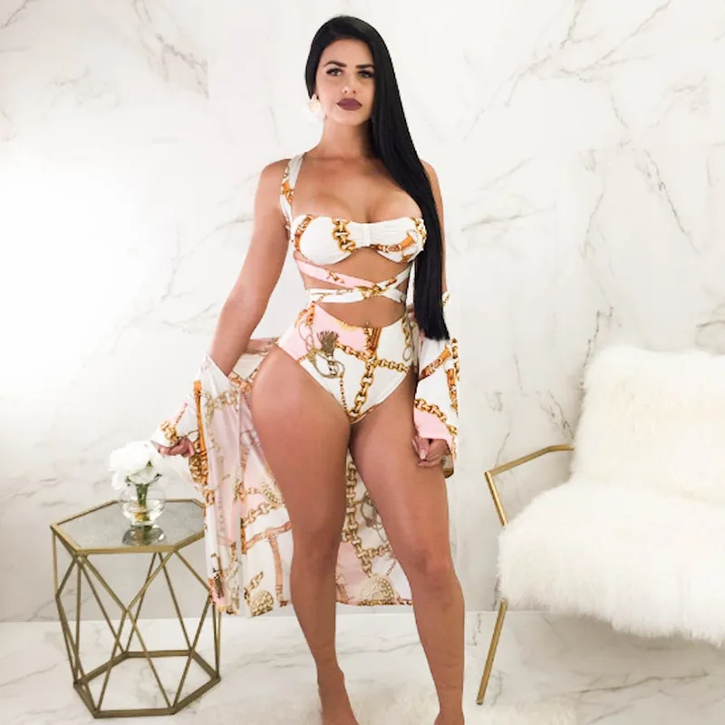 

2019push up bikini one piece swimsuit fashion wading swimming swimsuit Female Backless Bathing Suits Swimwear Female Beach Wear